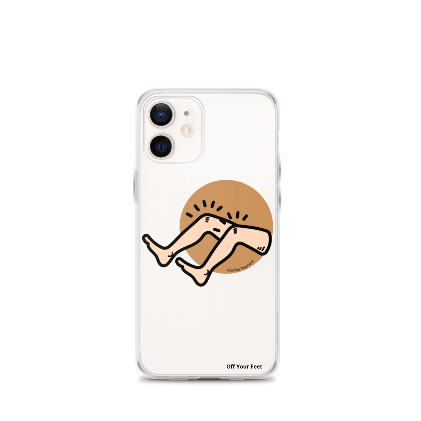 "Off Your Feet" Clear Case for iPhone®