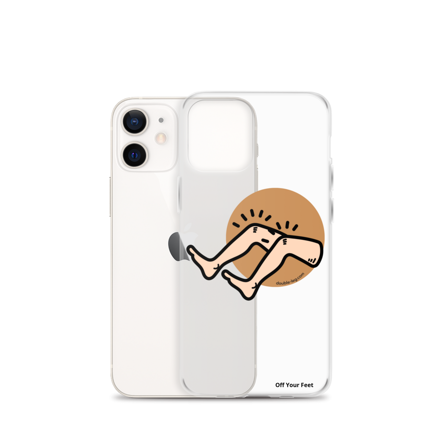 "Off Your Feet" Clear Case for iPhone®