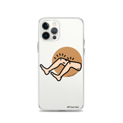 "Off Your Feet" Clear Case for iPhone®
