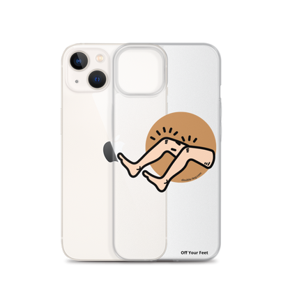 "Off Your Feet" Clear Case for iPhone®