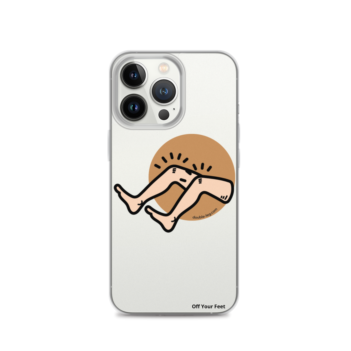 "Off Your Feet" Clear Case for iPhone®