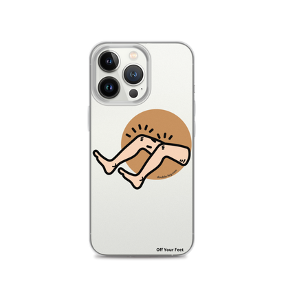 "Off Your Feet" Clear Case for iPhone®