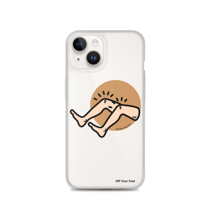 "Off Your Feet" Clear Case for iPhone®